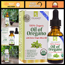 Organic Oil of Oregano Liquid Drops 1 fl oz - Pure Oregano Olive Oil Blend