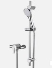 Bristan Sonique 2 Exposed Thermostatic Single Lever Shower With Kit Chrome NEW
