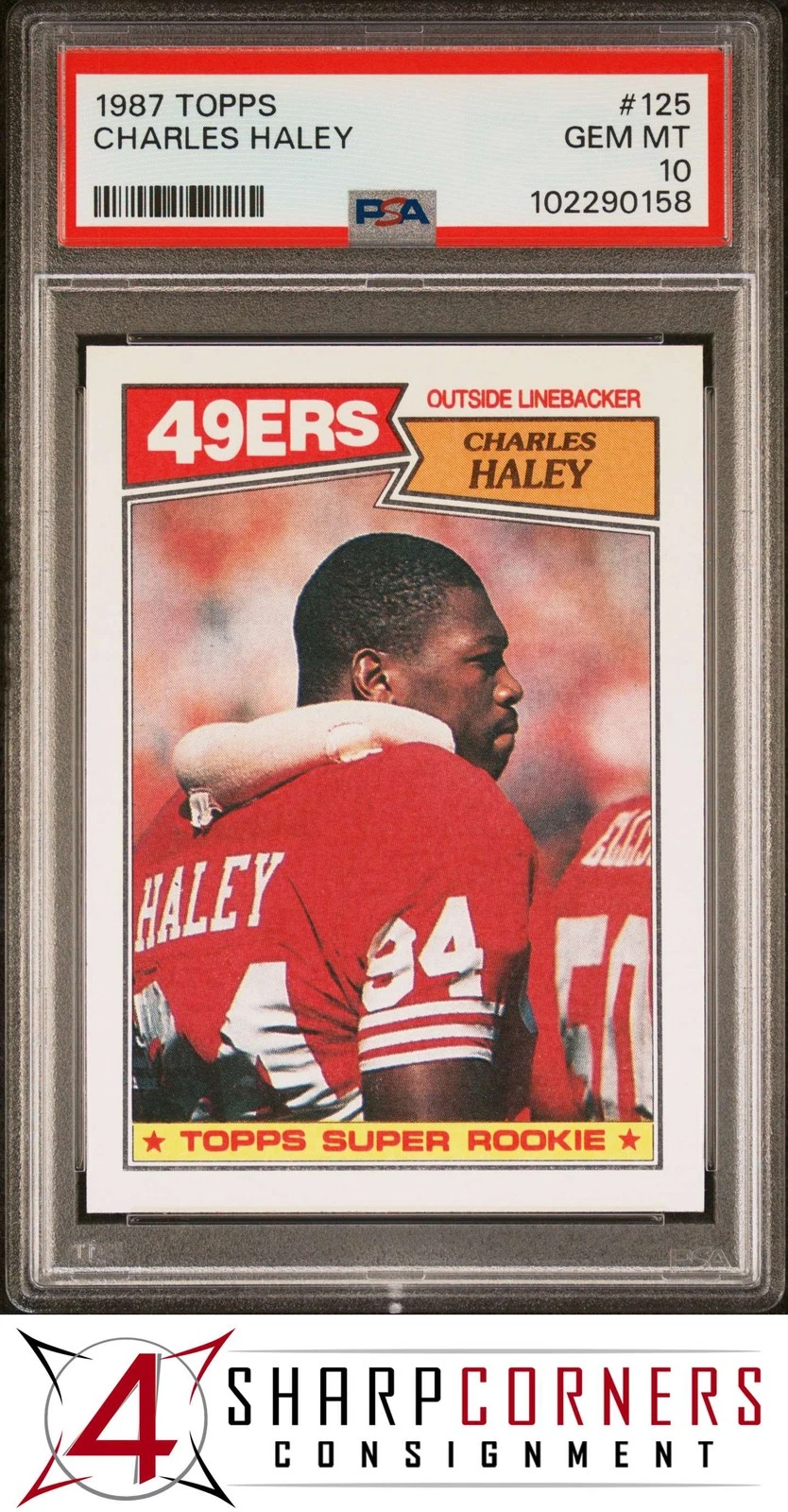 Charles Haley trading card