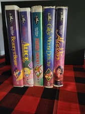 Disney BLACK DIAMOND Vhs Classics. Lot Of 5.