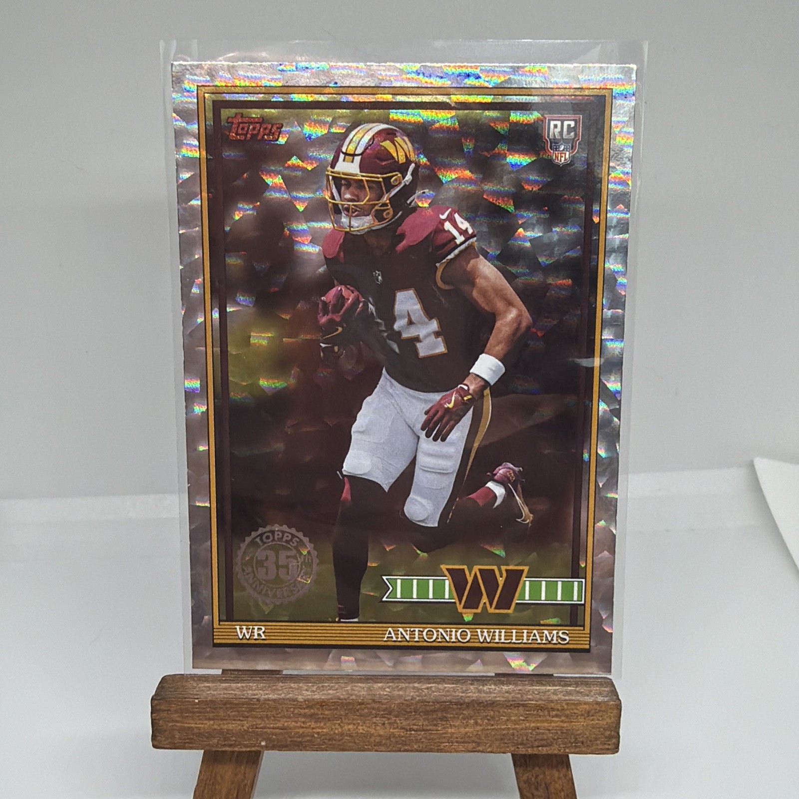 Topps 2026 Flagship Antonio Williams 91TR-28 Crackle Foil (RC)