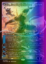 MTG Magic the Gathering Kaito, Cunning Infiltrator (424/789) Foundations LP FOIL