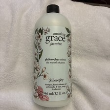 Philosophy Amazing Grace Jasmine 3-in-1 Shower Gel Shampoo Bath JUMBO 32 oz SEAL