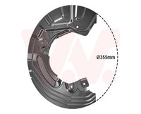 VAN Wezel Spritzblech Bremsscheibe Vorne Links FüR BMW 3Er Touring E91 0628371