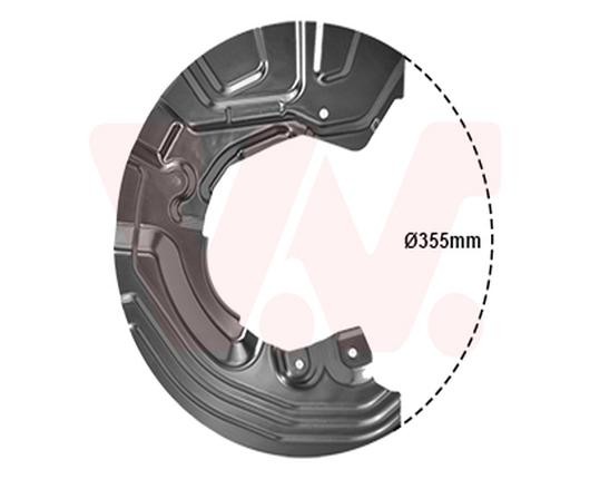 VAN Wezel Spritzblech Bremsscheibe Vorne Links FüR BMW 3Er Touring E91 0628371-image