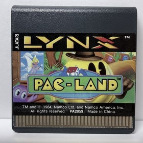 Pac-Land Atari Lynx 1991 Game + Manual Cleaned & Tested Working