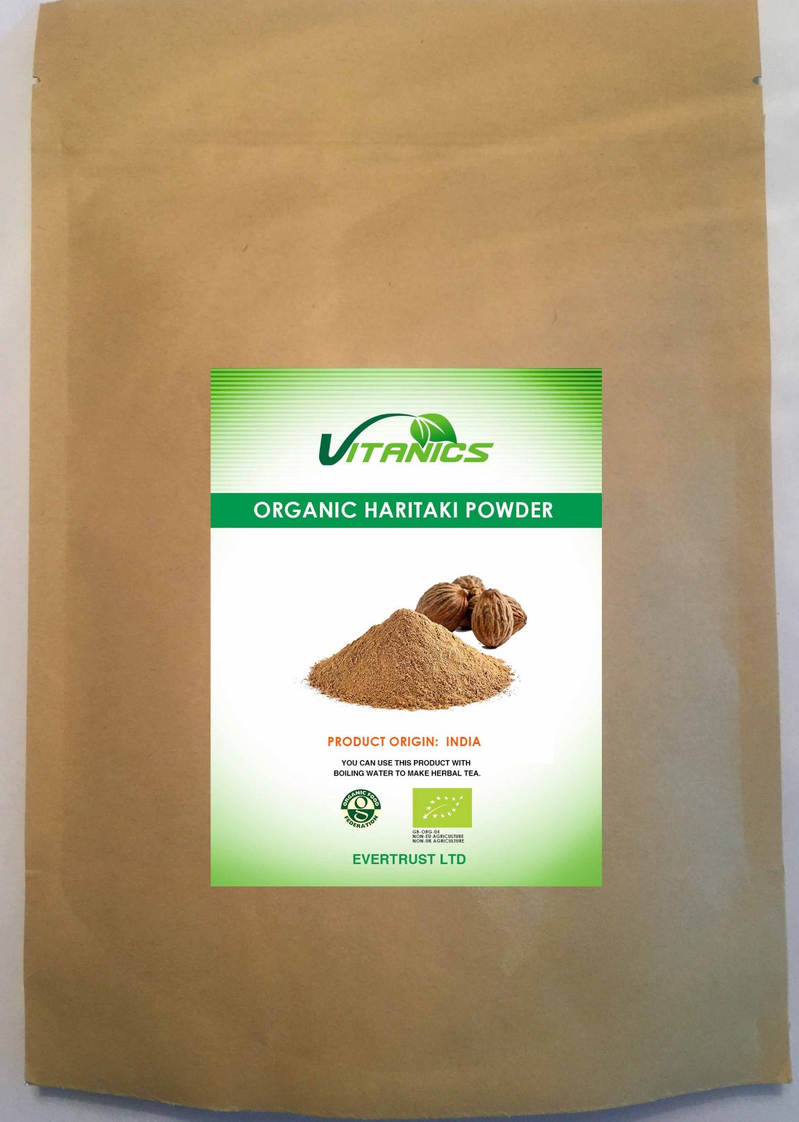 Vitanics Organic Haritaki Powder 250G - Image 2