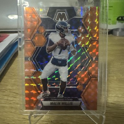 2023 Panini Mosaic - Malik Willis #235 Orange Mosaic Prizm /199