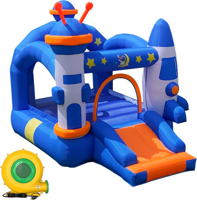 Bounce House, Inflatable Bouce House for Kids 3-6 with Basketball Hoop Jump Area