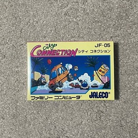City Connection Famicom CIB Near Mint Complete Jaleco Japan