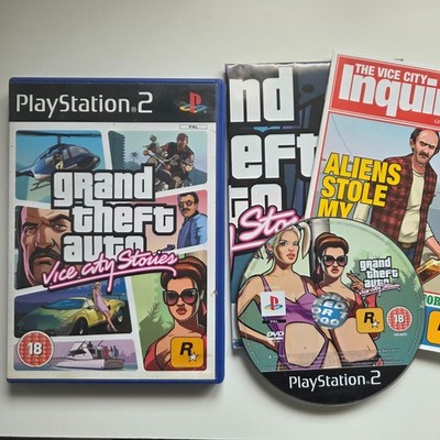 Grand Theft Auto Vice City Stories PS2 mit Karte + Handbuch  Multibuy Deal - Tracked