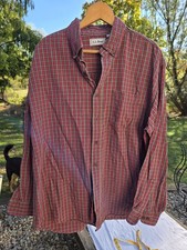 Vintage LL Bean Men's Flannel Shirt L Made in USA