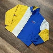 AFCO Racing VTG Windbreaker Jacket Colorblock 90s Hartwell Sports