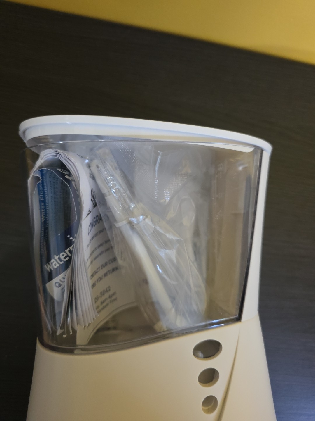 New (No Box) Waterpik Water Flosser Aquarius WP-660C - White Free Ship