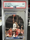 Sam Vincent - 1990 Hoops #223 Shows Michael Jordan PSA 9