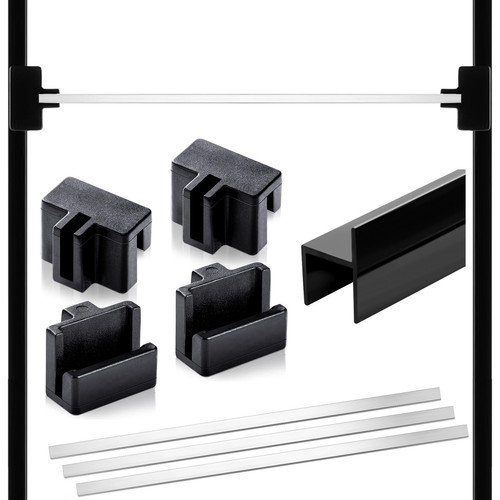 File Cabinet Storage Hanging 14 Pcs Rails Set 1/2 Drawer Sides Clips Pvc Folder - Picture 1 of 7