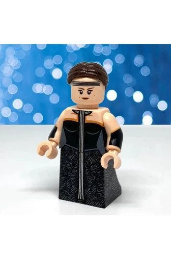 Custom Lego Star Wars Padme Amidala  Black Dress