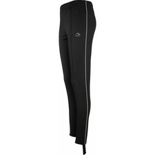 More Mile Essentials Mens Running Tracksters Black Pockets Training Pants Gym