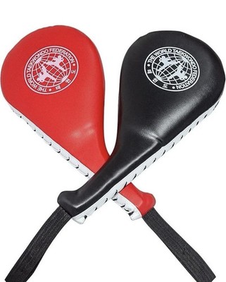2 Pack Taekwondo Kick Pads Double Strike Boxing Pads Striking Karate Martial ...