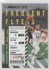 2020-21 Panini NBA Hoops Frequent Flyers Winter Giannis Antetokounmpo #9 7iu