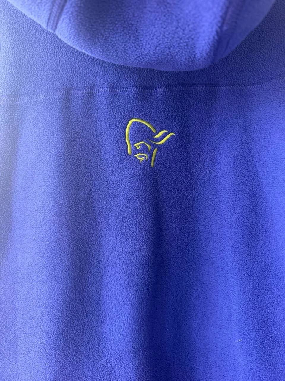 Norrona Narvik Warm3 Fleece Jacket Mens M Blue Berry Polartec Full Zip Hooded image 10