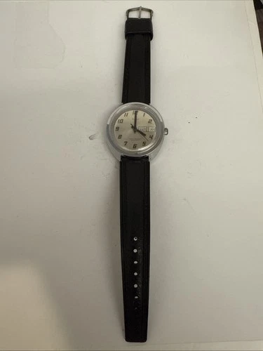 Vintage working Timex Automatic day date Silver