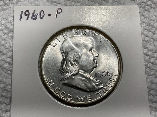 1960 P Franklin Half Dollar UNC.