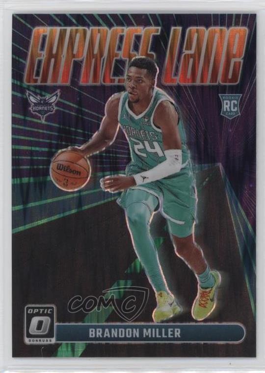 2023 Donruss Optic Express Lane Green Shock Prizm Brandon Miller Rookie RC 0y9y