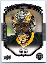 2015-16 Upper Deck UD Portraits Malcolm Subban Rookie Boston Bruins #P-55