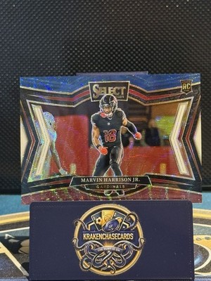 Marvin Harrison Jr - 2024 Panini Select Tri-Color Field Level RC /99 - Cardinals