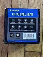 Leofoto LH-36 Ball Head Low Profile Arca/RRS Compatible for Tripod