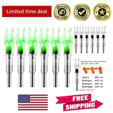 Led Arrow Nocks - 6pcs For .204 To .246 Arrows With Easy Onoff Control