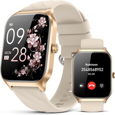 Smart Watch 1.83'' HD Bluetooth Call Fitness Tracker IP68 Waterproof Sleep Monit