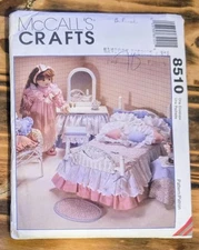 Vintage McCalls Doll Craft Pattern 18 Inch Doll Room Decor 1996 Uncut