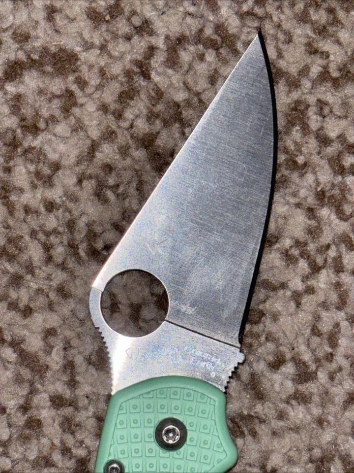 Hoja ligera verde jade Spyderco Para 3 HQ exclusiva CPM M4 C223PGRM4 Foto 3 de 4