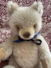 Vintage Steiff Classic blonde Teddy Bear, button to ear, 1950s/60s, 9inch mohair