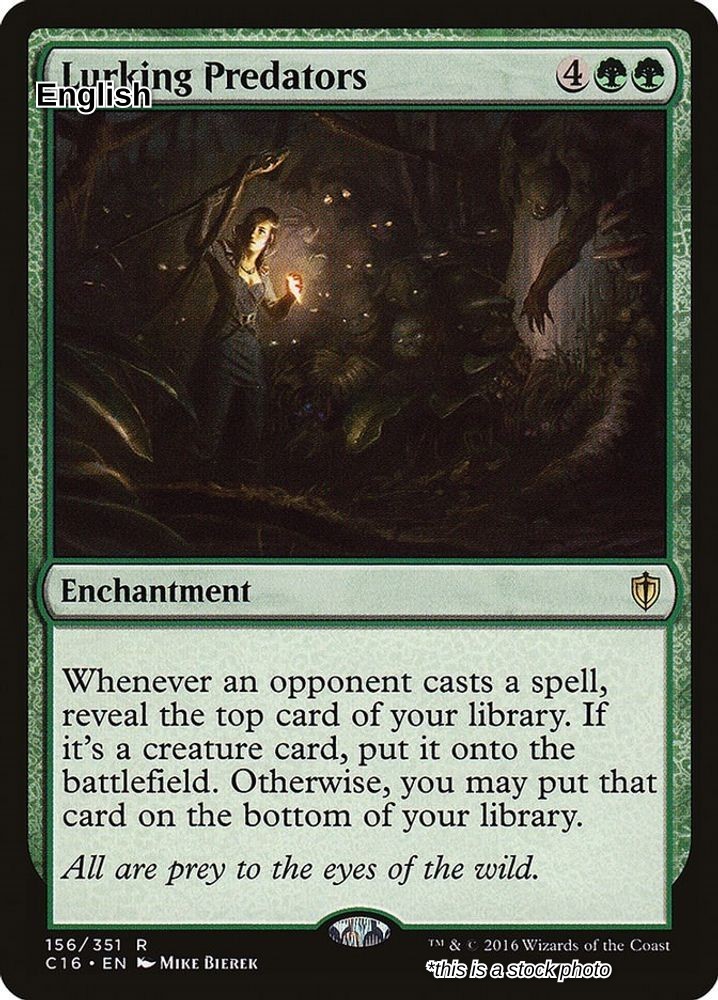Lurking Predators - C16 - LP TCG MTG