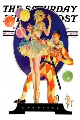   Vintage 1933 Saturday Evening Post Cover Poster - 24x36  - Premium Art Print
