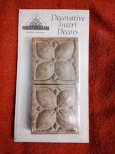 2"x2" Jeffery Court decorative Insert Accent Wall Tile - 2pk