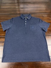 Ralph Lauren Performance Polo Shirt Golf Navy Blue Classic Fit Mens Size XL