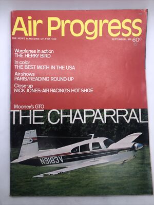 AIR PROGRESS Aviation Magazine September 1969  FREE US SHIPPING!