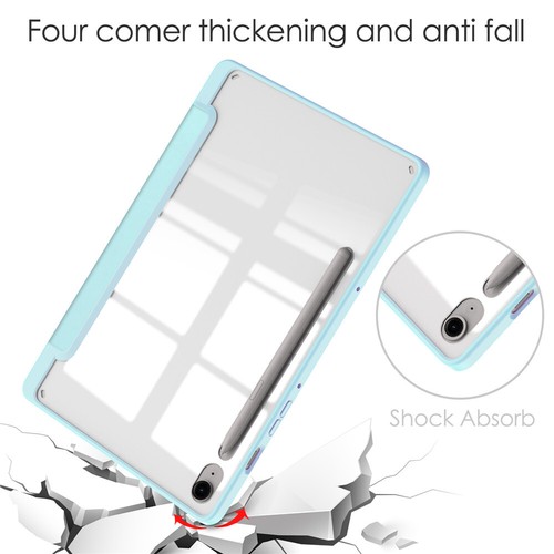 Clear Hard PC Soft Back Cover For Samsung Galaxy Tab S9 FE+ Case 10.9 12.4 inch - Picture 54 of 64
