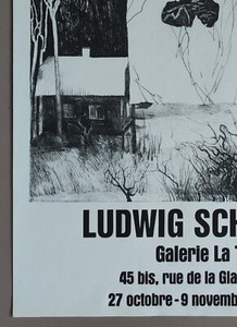 Ludwig SCHMEISSER — Affiche originale d'exposition en lithographie, Galerie La Tanière, Paris — vue 6 sur 10