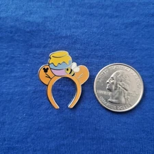2025 Disneyland Hidden Disney Pin Winnie the Pooh Ear Headband Hidden Mickey Pin