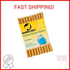 Bird Perch Covers - 10 Count of Sanded Gravel Paper Accessories for Parakeets, F