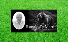 Personalized Pet Stone Memorial Grave Marker Granite Plaque Human headstone dog