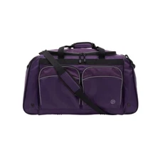 Protege 28" Large Polyester Sport Travel Duffel Bag, Purple，Father's Day