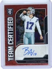 2024 Panini Totally Certified Football Red Brandon Aubrey #TCS-BAY