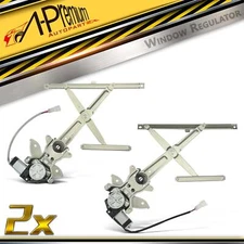 2x Front LH RH Power Window Regulator w/Motor for Toyota 4Runner Pickup 1984-88