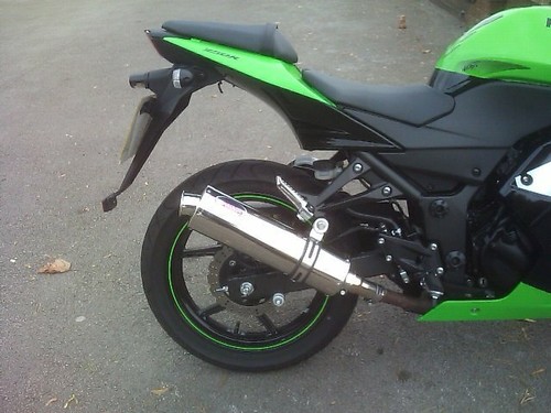 Kawasaki EX250-J Ninja 250R ZX250R Performance Road-Legal/Race Exhaust Muffler - Picture 7 of 42